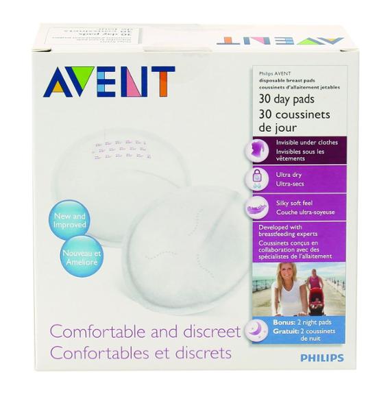 Avent Breast Day Pads 30 Pads