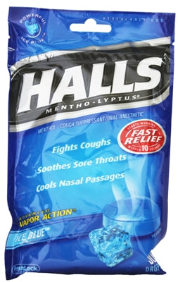 Halls Vapour Action Ice Blue 30 Lozenges