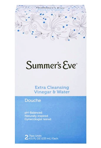 Summer's Eve Douche Extra Cleansing Vinegar & Water 133 ml x2