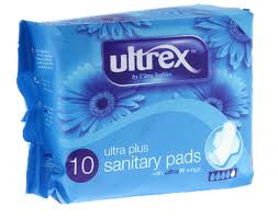 Ultrex Sanitary Pads Ultra Plus x10