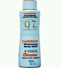 Q7 Paris Carrot Skin Lightening Lotion 500 ml