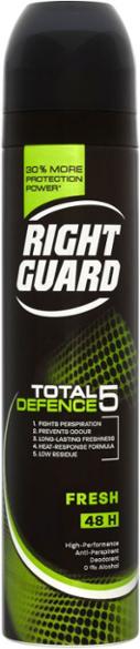 Right Guard Deodorant Spray Total Defence 5 Fresh 250 ml