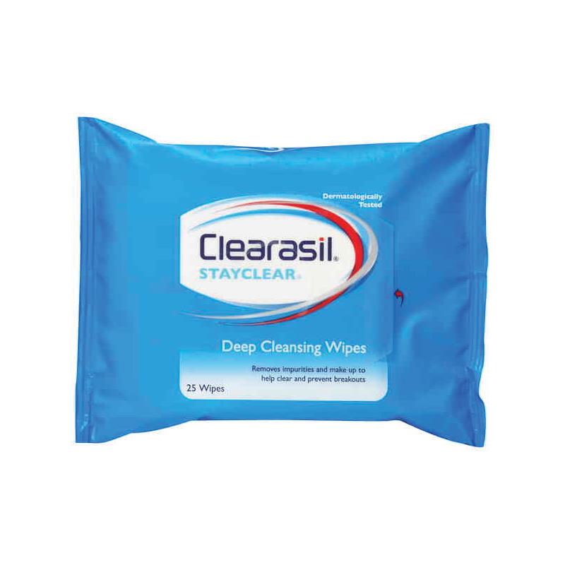 Clearasil Stayclear Cleansing Wipes 25 Wipes