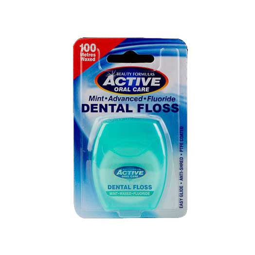 Beauty Formulas Active Mint Waxed Dental Floss