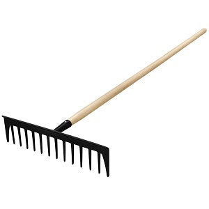 Wooden Broom Rake