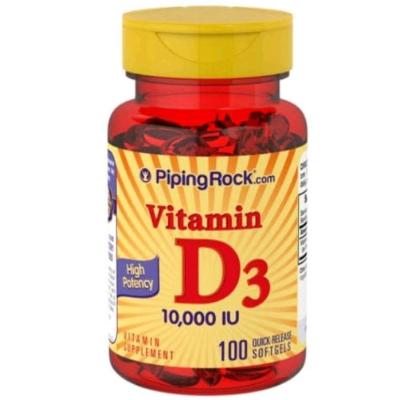 Piping Rock Vitamin D3 1000 IU 100 Tablets