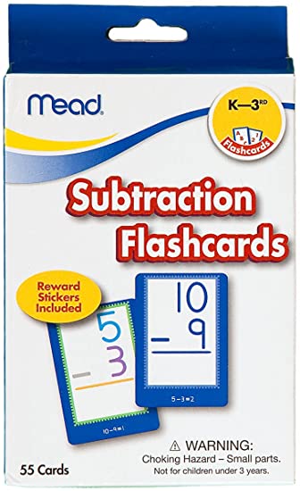 Mead Flashcards - Subtraction