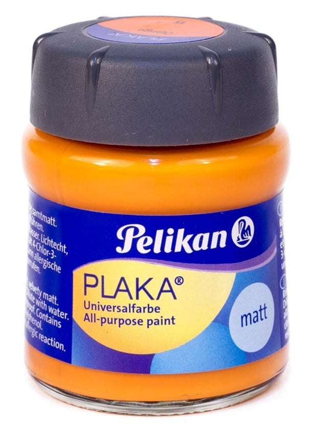 Pelikan Plaka All Purpose Paint 50 ml - #15 Orange