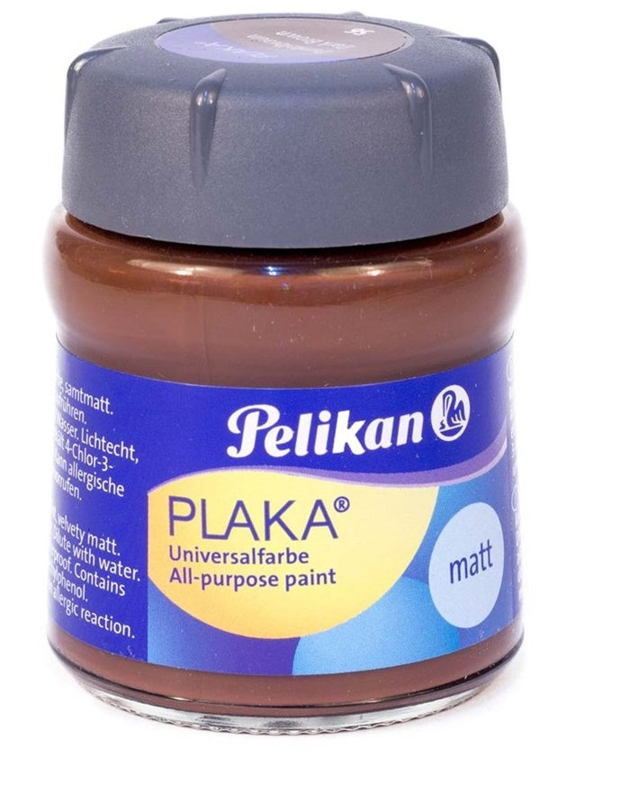 Pelikan Plaka All Purpose Paint 50 ml - #55 Brown