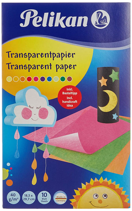 Pelikan Transparent Paper Un-Gummed 10 Sheets