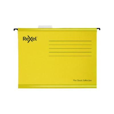 Rexel Eastlight Box C+R Karnival Foolscap - Yellow