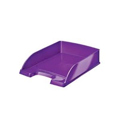 Leitz Letter Tray A4 WOW Range Plus - Purple Mettallic