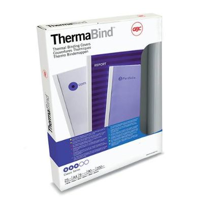 GBC Thermal Binding Cover A4 20 mm - Silk White