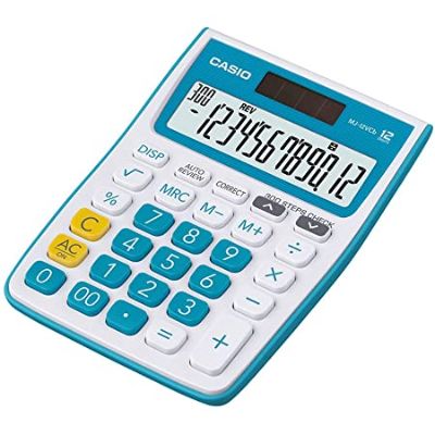 Casio Check & Correct Calculator - 300 Steps - Blue