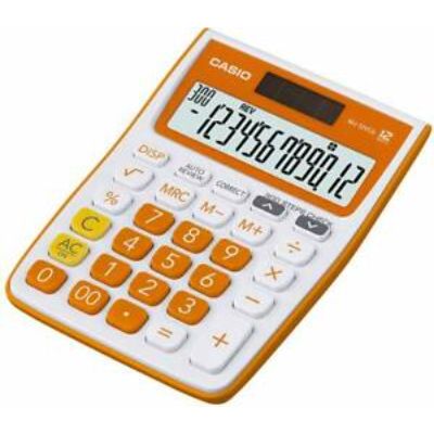 Casio Check & Correct Calculator - 300 Steps - Orange