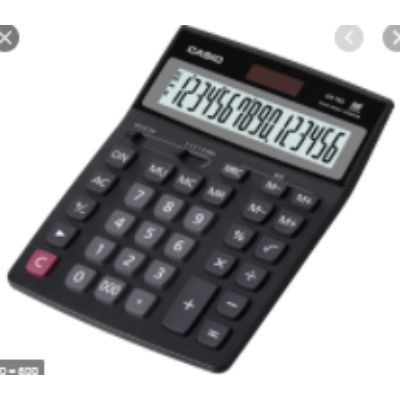 Casio Wide Format Keypad Calculator - 16 Digits - Black