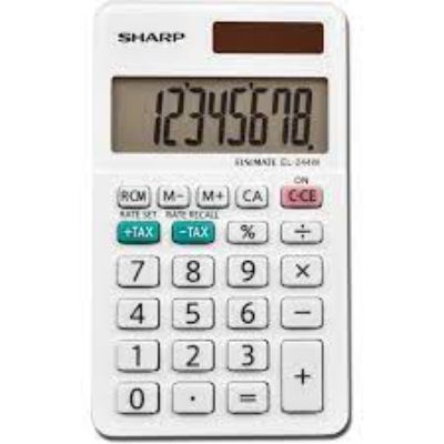 Sharp Extra Large Display/Twin Power Calculator