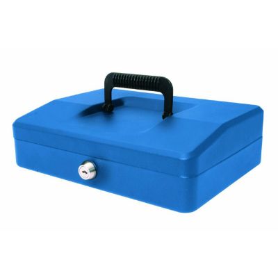 Helix 10 Inch/25 cm Cash Safe - 33881 - Blue