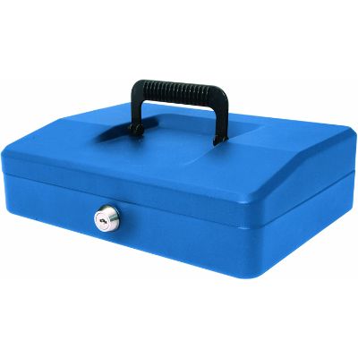 Helix 10 Inch/25 cm Cash Safe - Blue