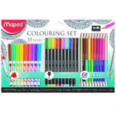 Maped Colouring Pencils Adult Set In Box x33