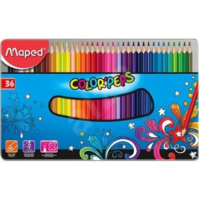 Maped Colouring Pencils Color'Peps x36 (Metal Box)