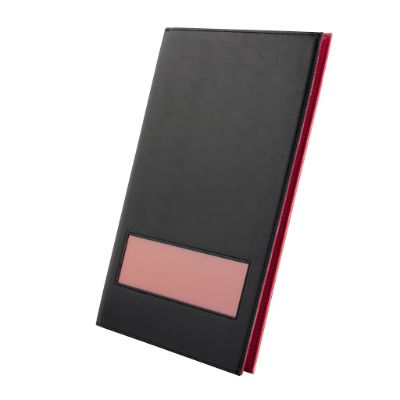 Rexel Onview Professional Display Book 20 Pockets - Black/Pomegranate