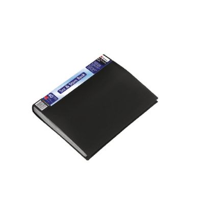 Rexel See & Store Display Book 40 Pockets - Black