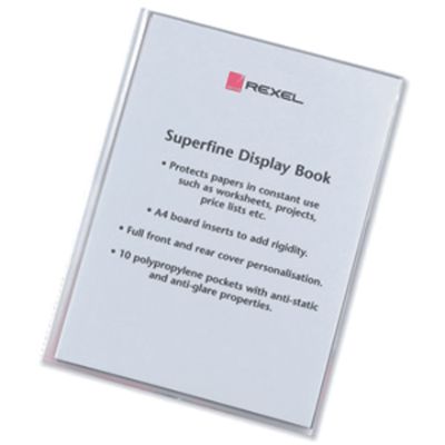 Rexel Superfine Display Book A4 10 Pockets