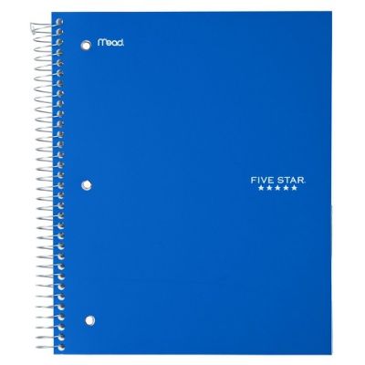 Mead Fivestar Binder 1 Inches O Ring + 2 Pocket Divider