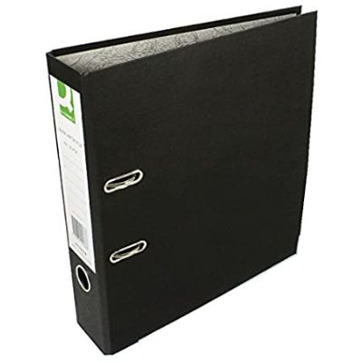 Polypropylene Galaxy Lever Arch File Foolscap 3 Inches - Black