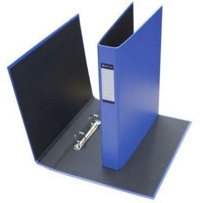 Polypropylene Ring Binder - Silver Coated - Blue