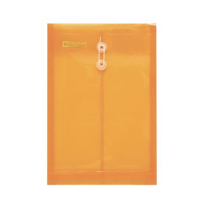 Elephant Eyelet Clear Pocket 431 A4 - Orange