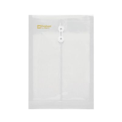 Elephant Eyelet Clear Pocket 431 A4 - White