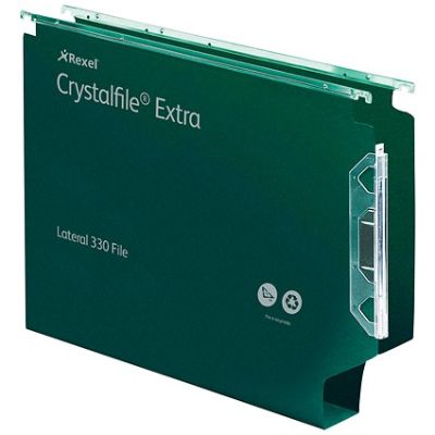 Rexel Crystalfile Extra Lateral File 330 mm x 50 mm