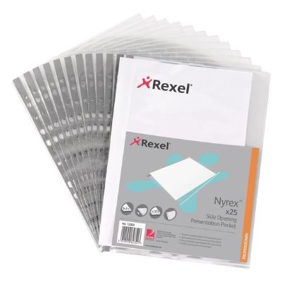 Rexel Nyrex Reinforce Pocket Folder x25