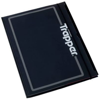 Rexel Trapper 8 Pocket Project Folder - Black