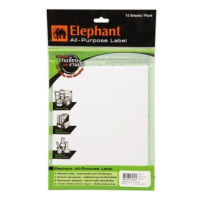 Elephant Label Lab Sticker A16 50 x 100 mm