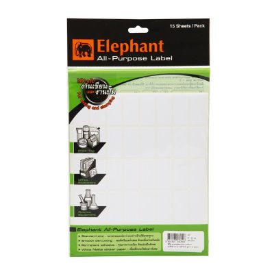 Elephant Label Lab Sticker A7 19 x 38 mm