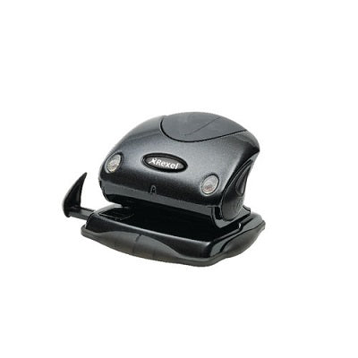 Rexel P215 Premium 2 Hole 15 Sheet Punch - Black/Black