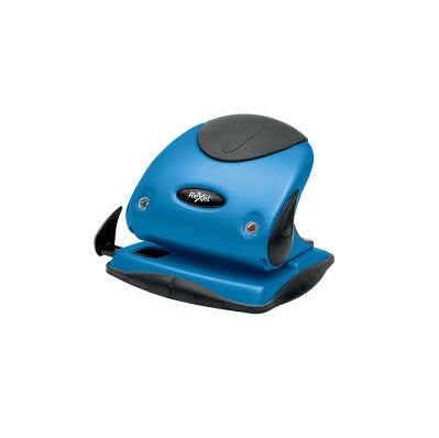 Rexel P225 Premium 2 Hole 25 Sheet Punch - Black/Blue