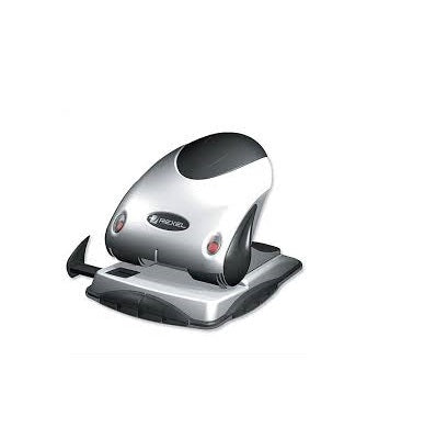 Rexel P240 Premium 2 Hole 40 Sheet Punch - Silver/Black