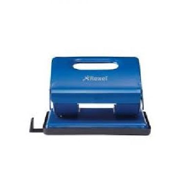 Rexel V220 Value 2 Hole 20 Sheet Punch - Blue