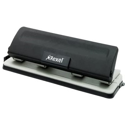 Rexel V410 Value 4 Hole 16 Sheet Punch - Black