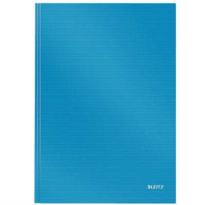 Leitz Notebook Solid Hard Cover A4 Ruled - Blue