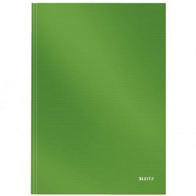 Leitz Notebook Solid Hard Cover A4 Ruled - Green