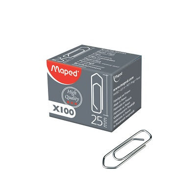 Maped Paper Clip Medium 25 mm x100