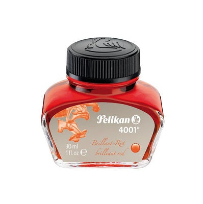 Pelikan Fountain Pen Ink Bottle 30 ml - Brilliant Red