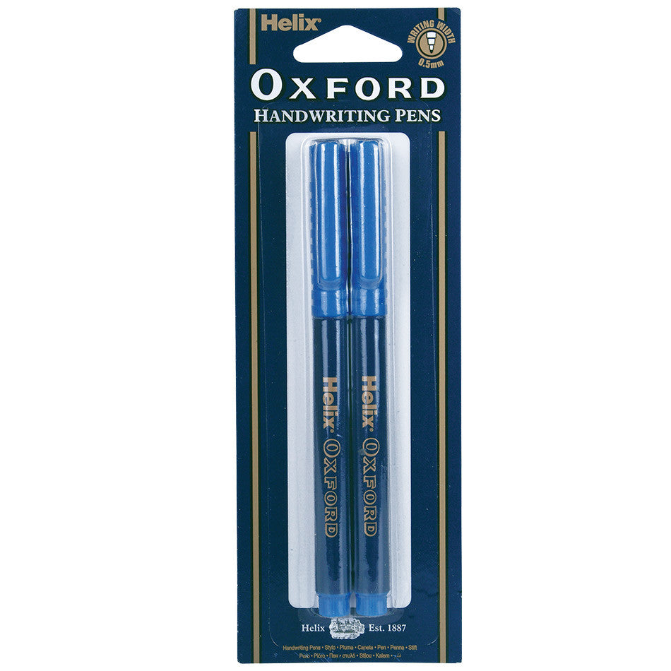 Helix Oxford Hand Writing Pens x2