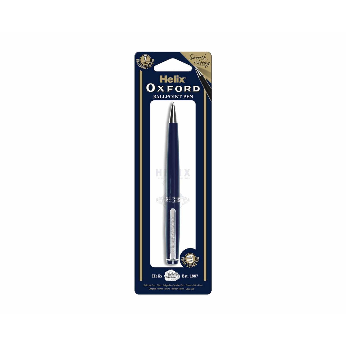 Helix Oxford Roller Ball Pen - Black