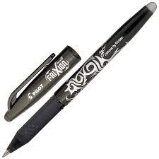 Pilot Frixion Roller Erasable Pen 0.7 mm - Black